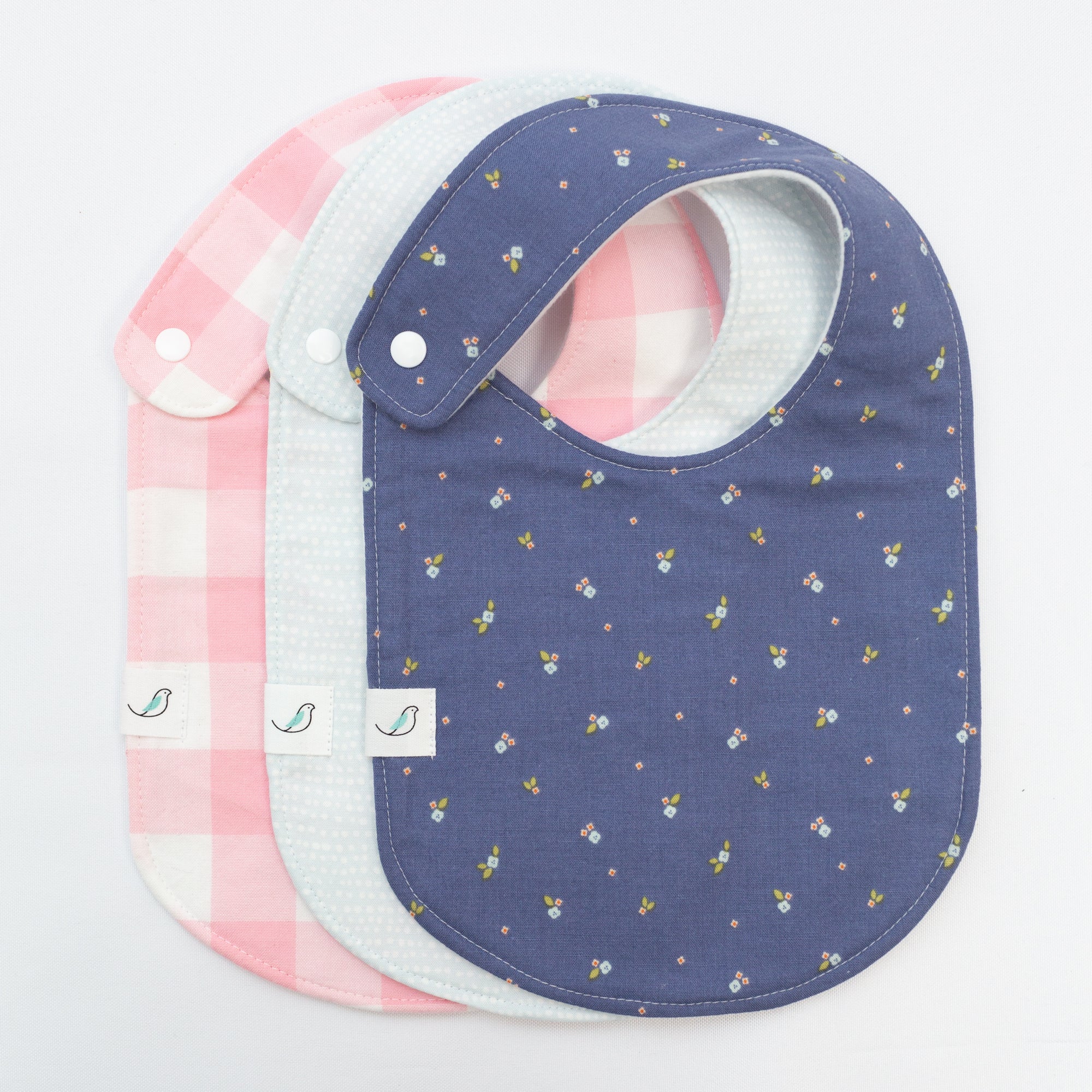 Charlie Bib SET OF THREE // Abloom – Hemming Birds